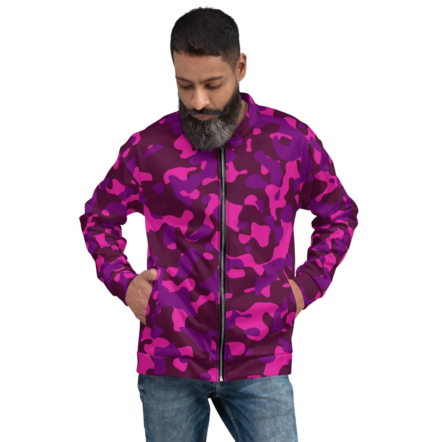 Pink Camouflage Bomberjacke Bomberjacke 79.99 abgesetzte, Begleiter, Bomberjacke, Camo, Camouflage, casual, Damen, elastische, Fleece, Frau, gebürstetem, Have, Herren, Innenseite, Kleidungsstück, Mann, Must, Nackenband, Outfit, Passform, Pattern, pink, pnk, Polyester, praktisch, Reißverschluss, robustes, Silbener, stilvoll, Stoff, streetwear, Taille, Tarnmuster, Taschen, Unisex, vielseitiger, YKK, Überwendlichnähte JLR Design