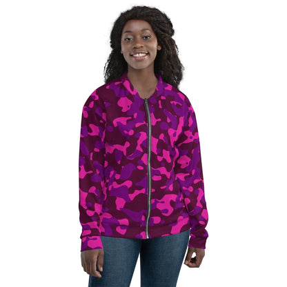 Pink Camouflage Bomberjacke Bomberjacke JLR Design