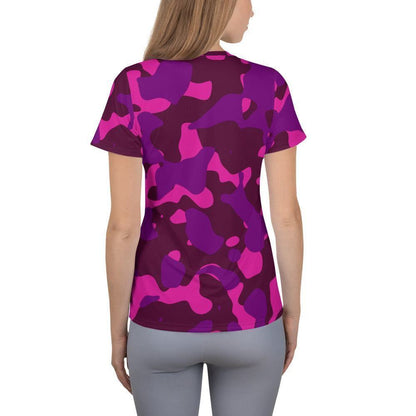 Pink Camouflage Sport T-Shirt für Damen -- Pink Camouflage Sport T-Shirt für Damen - undefined Sport T-Shirt | JLR Design