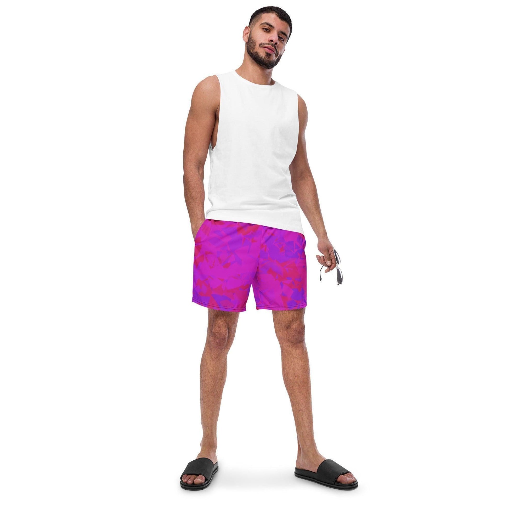 Pink Crystal Herren Badehosen Badehose 64.99 Badehose, Badevergnügen, crystal, einfarbig, Elastan, Herren, Hüftband, Innenfutter, Komfort, Kordelzug, kristall, Mann, Männer, Passform, pink, Polyester, Pool, recycelt, Scheuerschutz, See, trocknend JLR Design