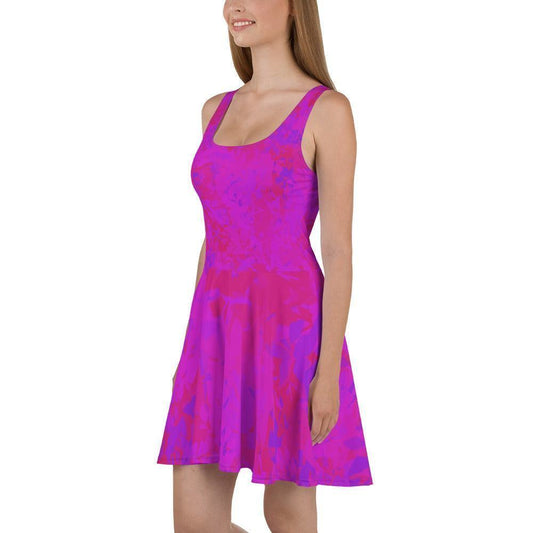 Pink Crystal Skater Kleid -- Pink Crystal Skater Kleid - XS Skater Kleid | JLR Design