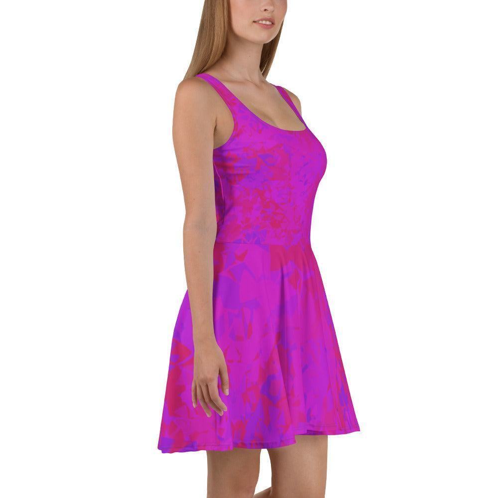 Pink Crystal Skater Kleid Skater Kleid 61.99 ausgestellt, ausgestellter, crystal, Dame, Damen, einfarbig, Elastan, Frau, Frauen, Freizeit, Glatter, Kleid, kristall, Mitte, mittellanger, Muster, Nähte, Overlock, Pattern, pink, Polyester, Rock, Saum, schmeichelhaft, Skater, Sport, Stoff, trendy, Weiblich, wühlfühlend, Überdeck JLR Design