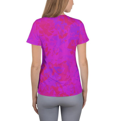 Pink Crystal Sport-T-Shirt für Damen -- Pink Crystal Sport-T-Shirt für Damen - XS Sport T-Shirt | JLR Design