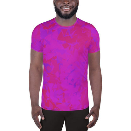 Pink Crystal Sport T-Shirt für Herren -- Pink Crystal Sport T-Shirt für Herren - XS Sport T-Shirt | JLR Design