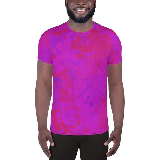 Pink Crystal Sport T-Shirt für Herren -- Pink Crystal Sport T-Shirt für Herren - XS Sport T-Shirt | JLR Design