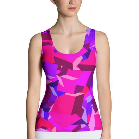 Pink Cube Damen Tank Top Tank Top 44.99 aktiv, angenehmes, atmungsaktiv, Ausschnitt, betont, Bewegungsfreiheit, breite, Cube, Damen, Elastan, enganliegend, Farben, Fashion, Figur, Fitness, Frauen, Gym, Look, Mikrofasergarn, Mode, Muscle, Musthave, Outfit, Pink, Polyester, Sommer, Style, Tank, Top, Tragegefühl, Training, Träger, verschiedene, Würfel JLR Design