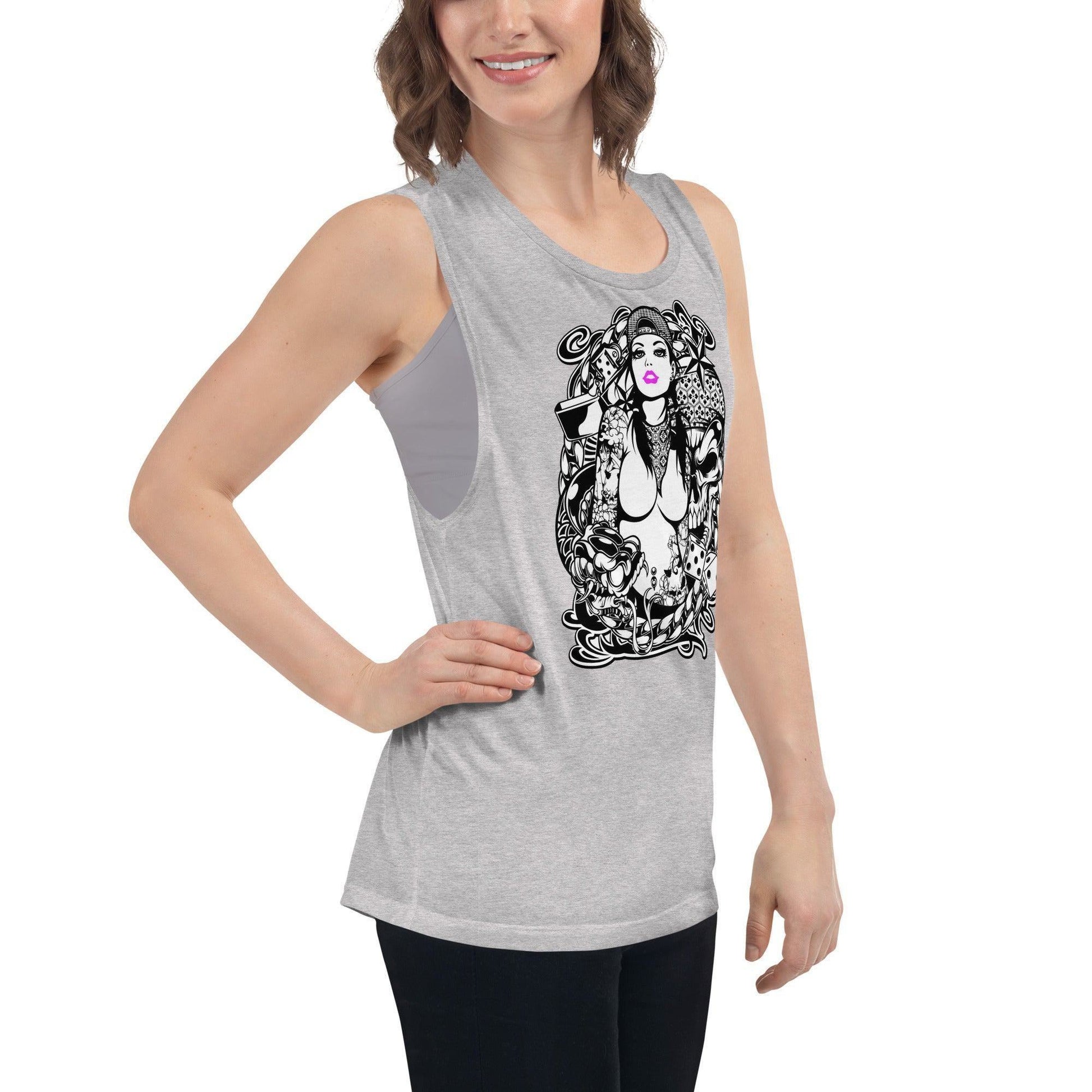 Pink Lips Damen Tank Top Tank Top 44.99 aktiv, angenehmes, atmungsaktiv, Ausschnitt, betont, Bewegungsfreiheit, breite, Damen, enganliegend, Farben, Fashion, Figur, Fitness, Frauen, Gym, Lips, Look, Mode, Muscle, Must-have, Outfit, Pink, Polyester, Sommer, Style, Tank, Top, Tragegefühl, Training, Träger, verschiedene, Viskose JLR Design