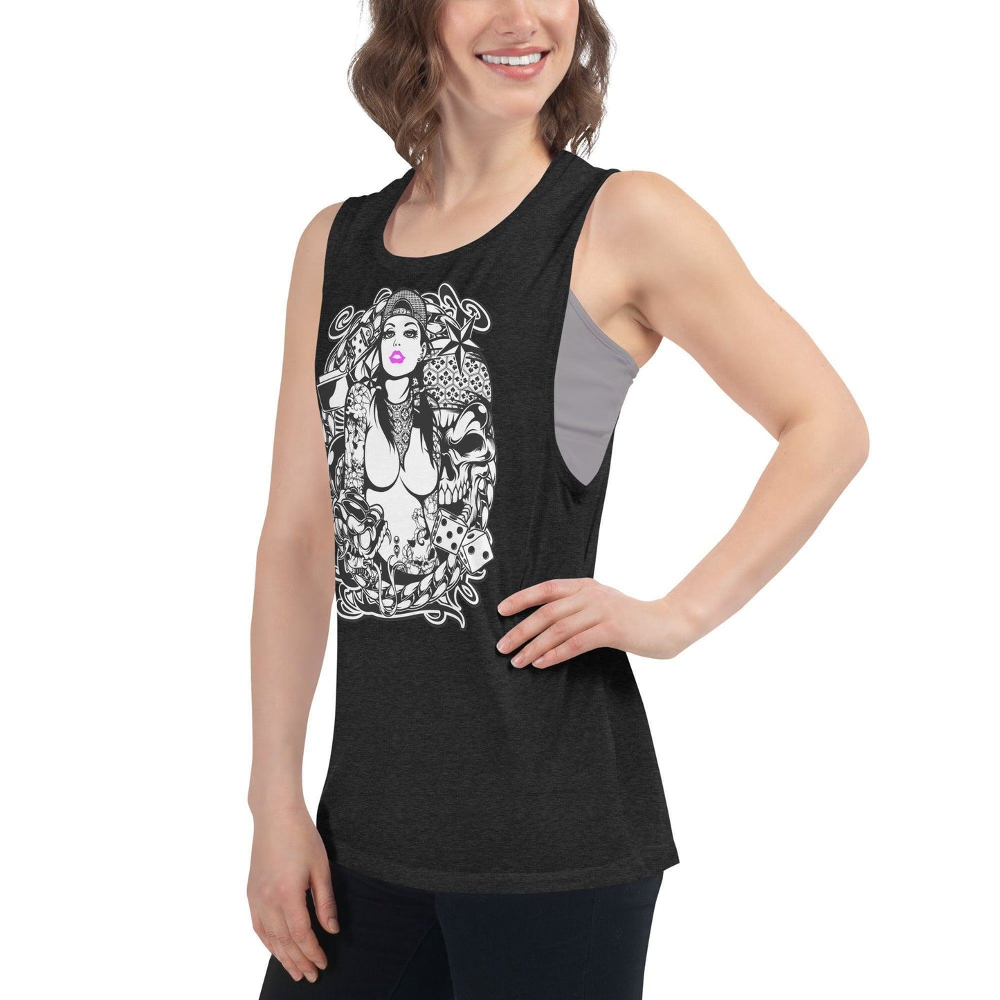 Pink Lips Damen Tank Top Tank Top 44.99 aktiv, angenehmes, atmungsaktiv, Ausschnitt, betont, Bewegungsfreiheit, breite, Damen, enganliegend, Farben, Fashion, Figur, Fitness, Frauen, Gym, Lips, Look, Mode, Muscle, Must-have, Outfit, Pink, Polyester, Sommer, Style, Tank, Top, Tragegefühl, Training, Träger, verschiedene, Viskose JLR Design