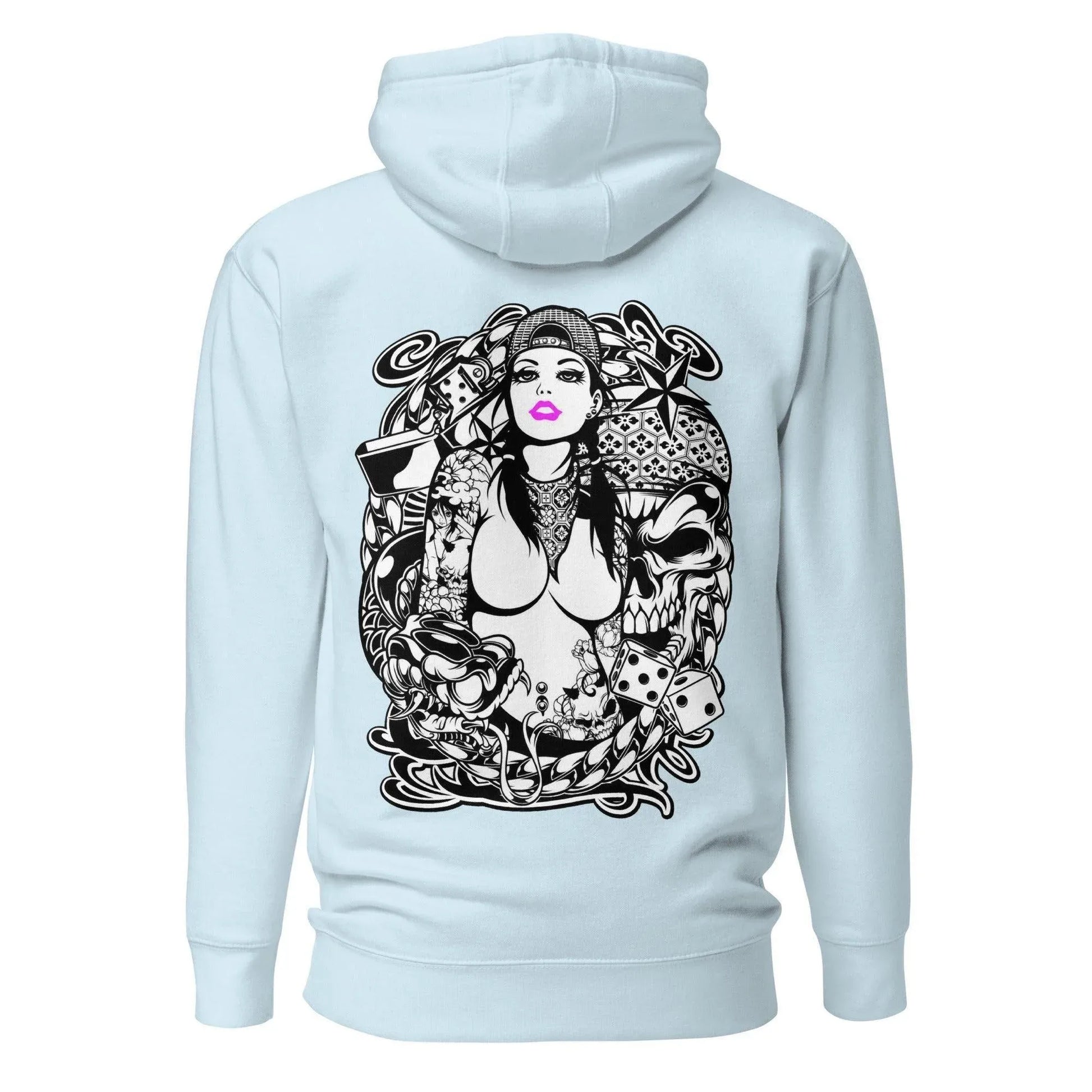 pink-lips-hoodie-hoodie-jlr-design-14138 - JLR Design