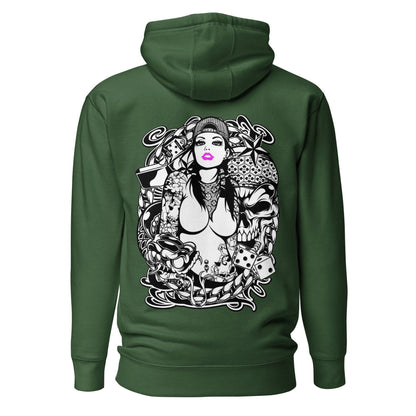 Pink Lips Hoodie Hoodie JLR Design