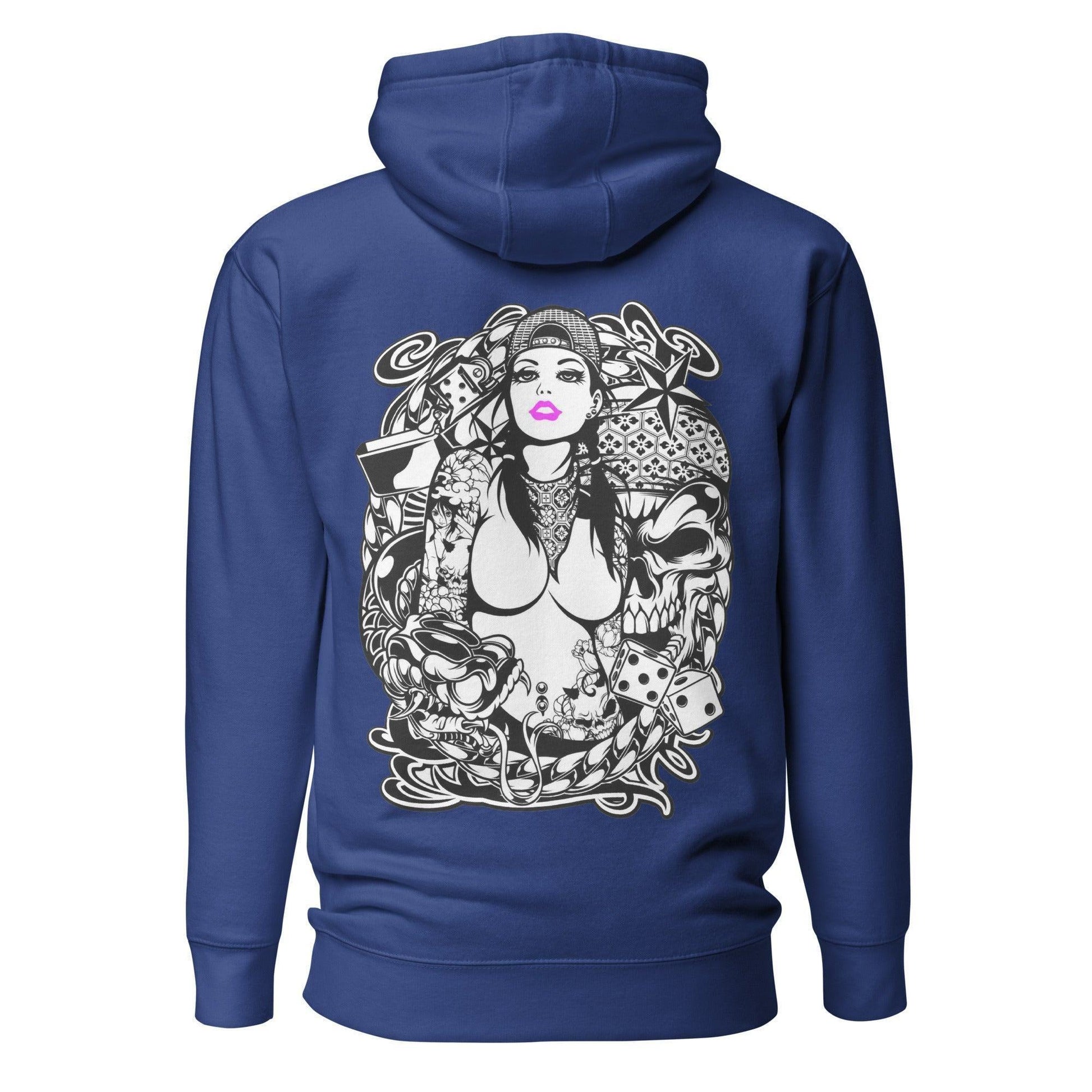 Pink Lips Hoodie Hoodie JLR Design