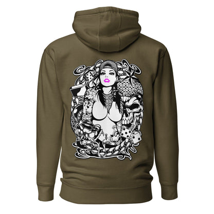 Pink Lips Hoodie Hoodie JLR Design