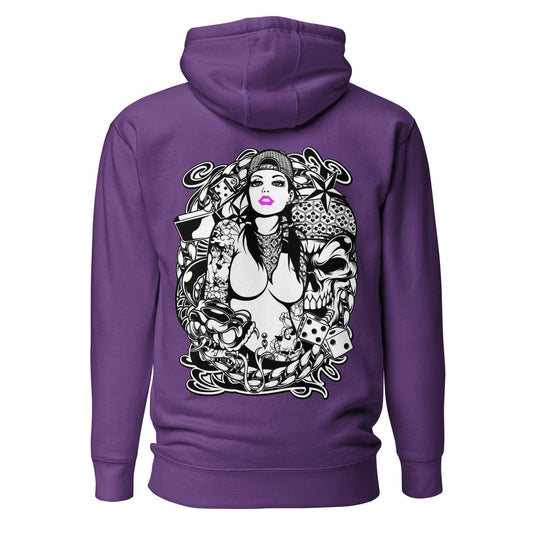 pink-lips-hoodie-hoodie-jlr-design-96269 - JLR Design