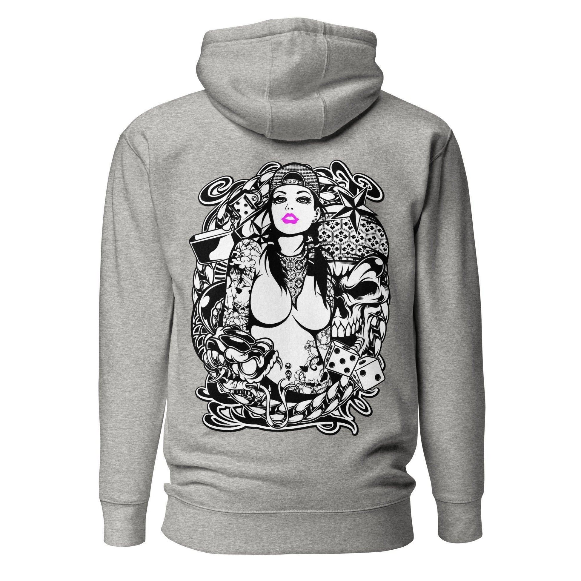 Pink Lips Hoodie Hoodie JLR Design