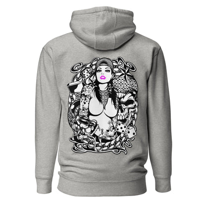 Pink Lips Hoodie Hoodie JLR Design