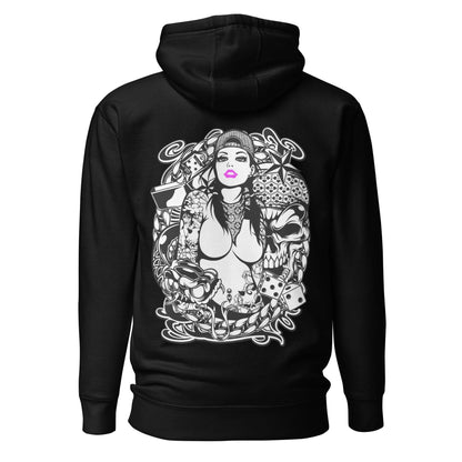 Pink Lips Hoodie Hoodie JLR Design