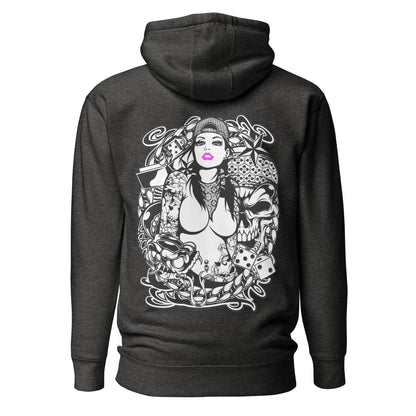 Pink Lips Hoodie Hoodie JLR Design