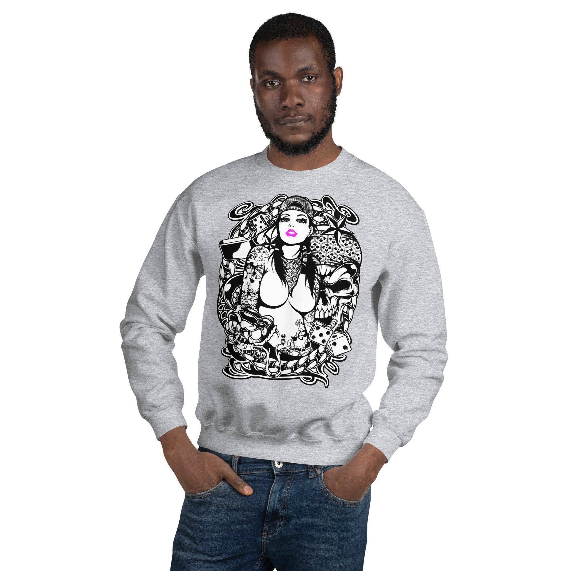 pink-lips-pullover-pullover-jlr-design-34883 - JLR Design