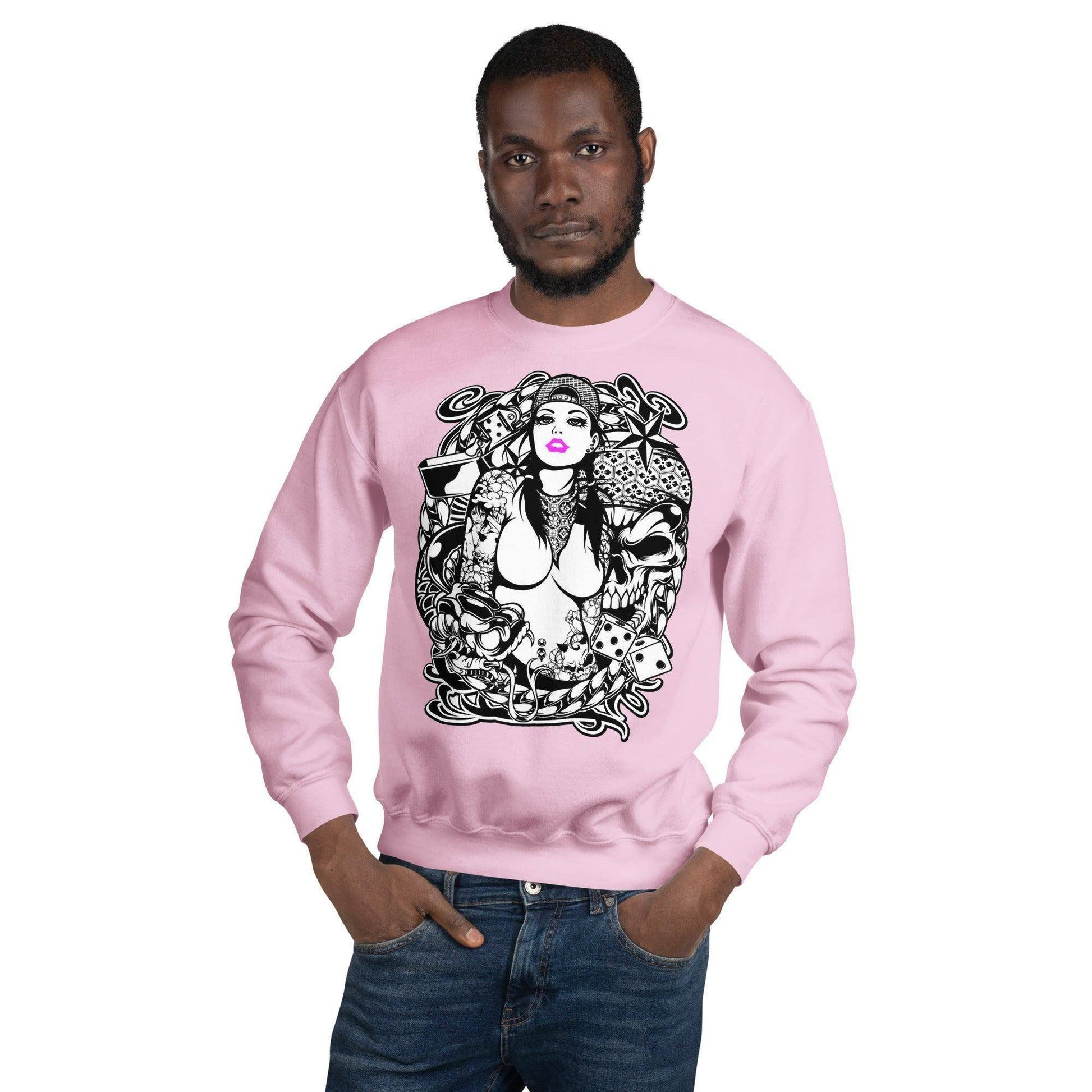 pink-lips-pullover-pullover-jlr-design-54413 - JLR Design