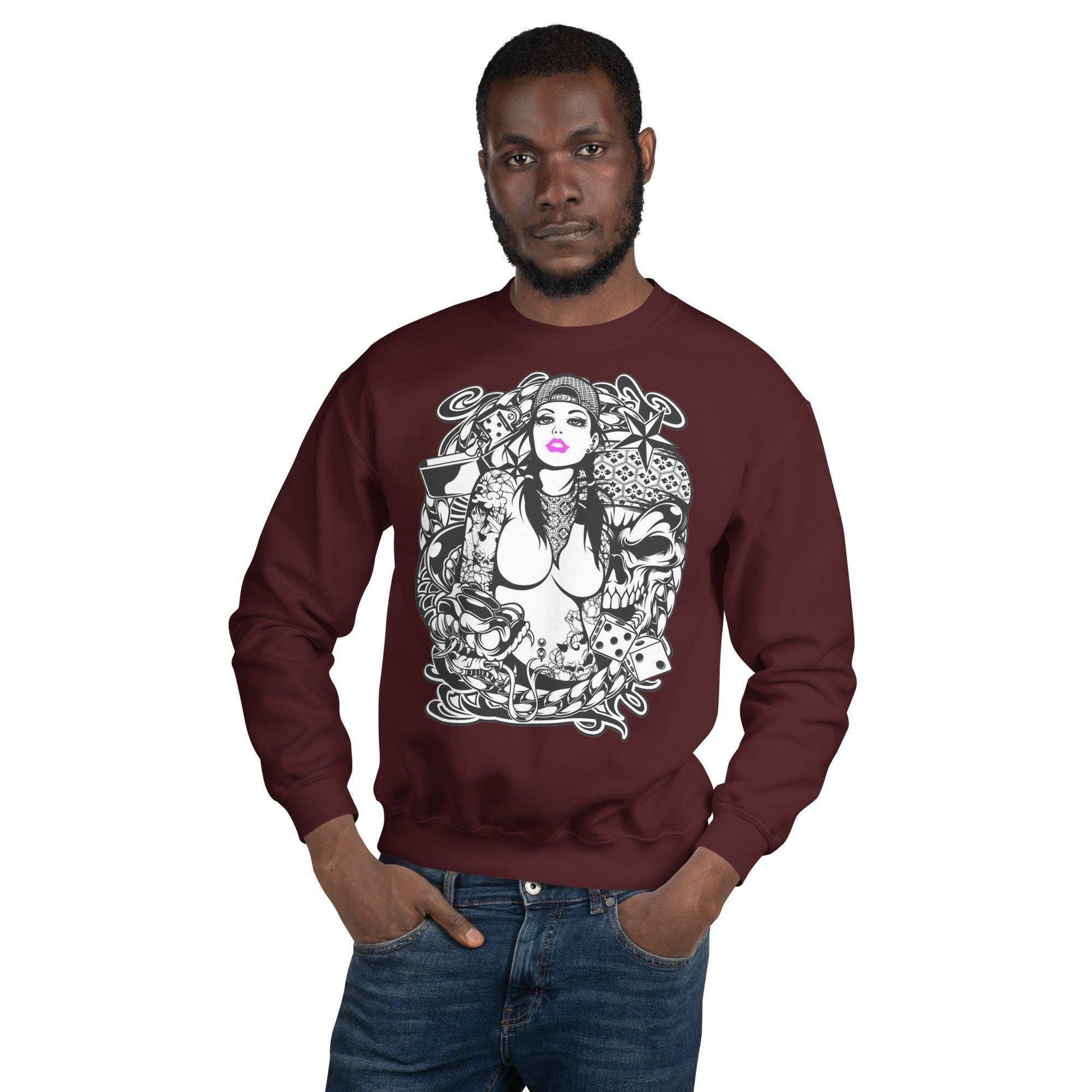 pink-lips-pullover-pullover-jlr-design-61539 - JLR Design