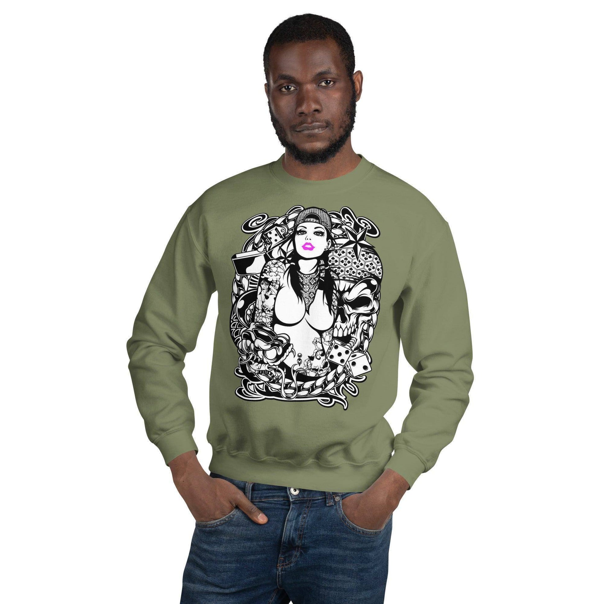 pink-lips-pullover-pullover-jlr-design-88009 - JLR Design