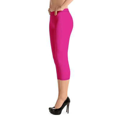 Pinke Capri Leggings Capri Leggings 49.99 Alltag, bequem, Capri, Damen, Design, einfarbig, Elastan, enganliegend, entspannen, Leggings, Medium, Mikrofasergarn, Mode, modisch, Outdoor, Passform, pink, Polyester, Red, Sport, Stil, Style, USF50, verkürzt, vielseitig, Vier-Wege-Stretch, Violet JLR Design