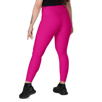 Pinke Damen V-Bund Leggings mit Taschen V-Bund Leggings 59.99 1 Tasche auf jeder Seite, atmungsaktives Material, Damen, Design, einfarbig, Elastan, Fashion, Hoch tailliert, hoher Tragekomfort, Komfort, Medium, Mode, OEKOTEX100, Outfit, pink, Polyester, Red, rot, schmeichelhafter Schnitt, Style, UPF50, V-Bund Leggings, Violet JLR Design