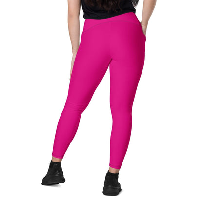 Pinke Damen V-Bund Leggings mit Taschen V-Bund Leggings 59.99 1 Tasche auf jeder Seite, atmungsaktives Material, Damen, Design, einfarbig, Elastan, Fashion, Hoch tailliert, hoher Tragekomfort, Komfort, Medium, Mode, OEKOTEX100, Outfit, pink, Polyester, Red, rot, schmeichelhafter Schnitt, Style, UPF50, V-Bund Leggings, Violet JLR Design