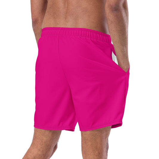 Pinke Herren Badehose Badehose 59.99 Badehose, Badevergnügen, einfarbig, Elastan, Herren, Hüftband, Innenfutter, Komfort, Kordelzug, Mann, Medium, Männer, Passform, pink, Polyester, Pool, recycelt, Red, Scheuerschutz, See, trocknend, Violet JLR Design