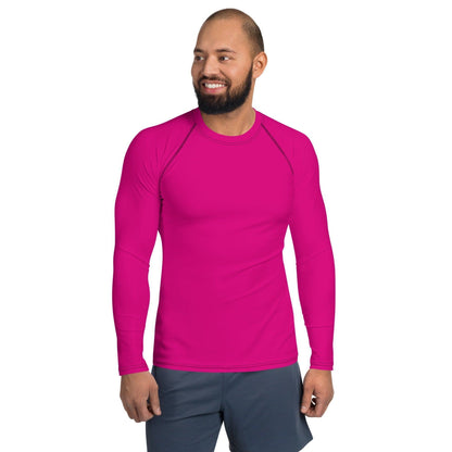 Pinke Herren Rash Guard Rash Guard 54.99 4-Wege, Atmungsaktiv, bequem, einfarbig, Elastan, Flachnaht, Guard, Hautschutz, Kompression, Langarmshirt, Medium, Männermode, Outdoor, pink, Polyester, Rash, red, Sand, Schwimmen, Sonnenschutz, Sportbekleidung, Strandmode, Stretchstoff, Surfen, trocknend, violet, Wassersport, Wind JLR Design