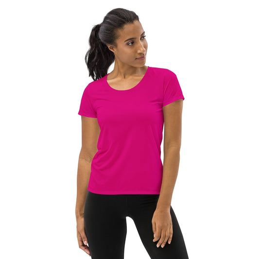 Pinkes Sport T-Shirt für Damen Sport T-Shirt JLR Design