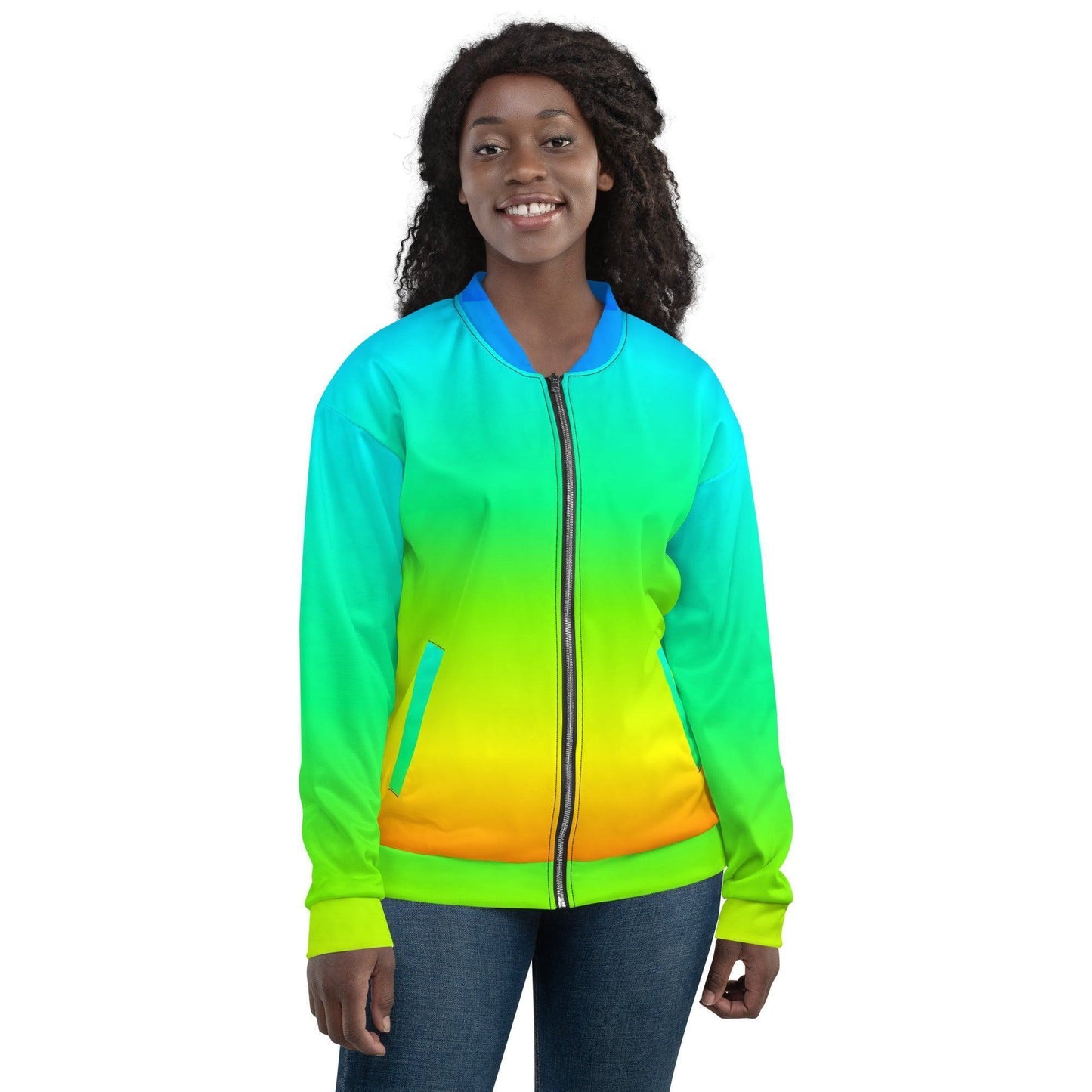 Rainbow Bomberjacke Bomberjacke 81.99 abgesetzte, Begleiter, Bomberjacke, casual, Damen, elastische, Fleece, Frau, gebürstetem, Have, Herren, Innenseite, Kleidungsstück, Mann, Must, Nackenband, Outfit, Passform, Polyester, praktisch, Rainbow, Regenbogen, Reißverschluss, robustes, Silbener, stilvoll, Stoff, streetwear, Taille, Taschen, Unisex, vielseitiger, YKK, Überwendlichnähte JLR Design