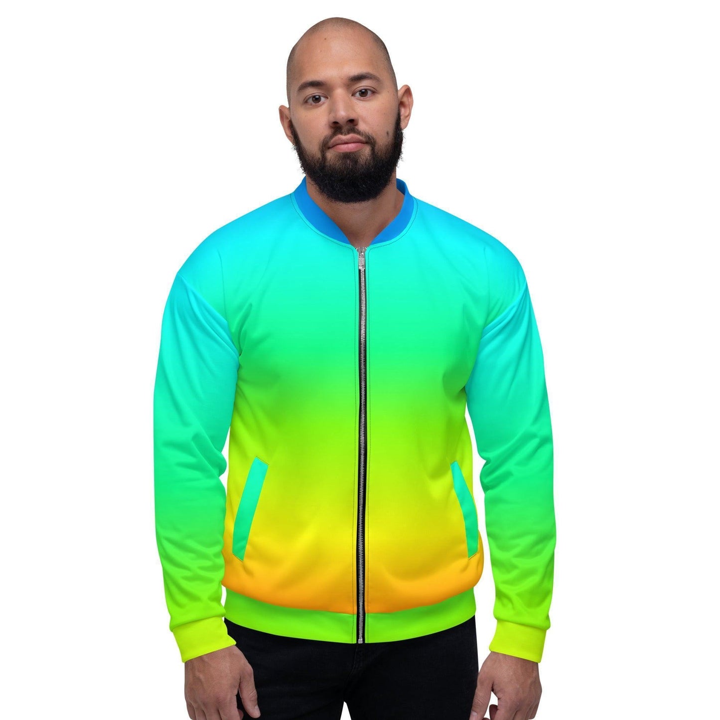 Rainbow Bomberjacke Bomberjacke 81.99 abgesetzte, Begleiter, Bomberjacke, casual, Damen, elastische, Fleece, Frau, gebürstetem, Have, Herren, Innenseite, Kleidungsstück, Mann, Must, Nackenband, Outfit, Passform, Polyester, praktisch, Rainbow, Regenbogen, Reißverschluss, robustes, Silbener, stilvoll, Stoff, streetwear, Taille, Taschen, Unisex, vielseitiger, YKK, Überwendlichnähte JLR Design