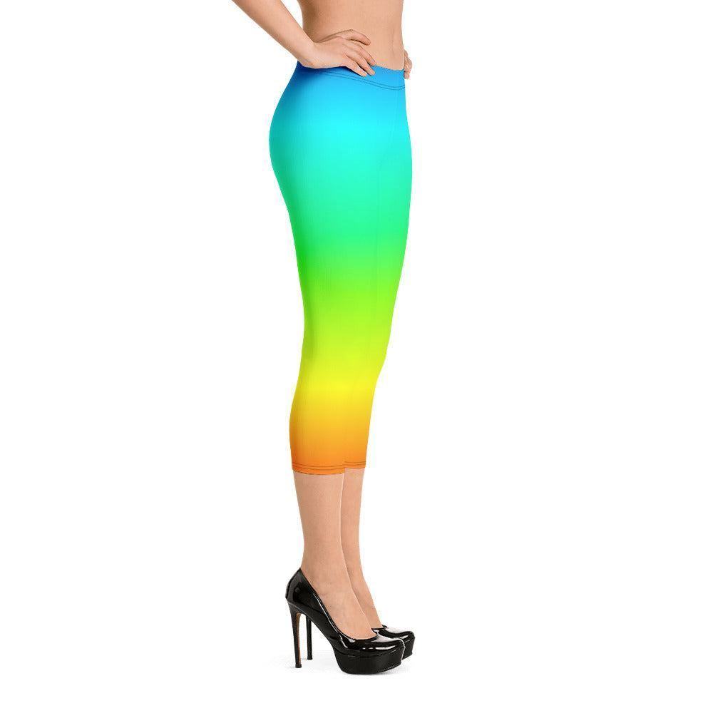 Rainbow Damen Capri Leggings Capri Leggings 54.99 Alltag, bequem, Capri, Damen, Design, einfarbig, Elastan, enganliegend, entspannen, Leggings, Mikrofasergarn, Mode, modisch, Outdoor, Passform, Polyester, Rainbow, regenboge, Sport, Stil, Style, USF50, verkürzt, vielseitig, Vier-Wege-Stretch JLR Design