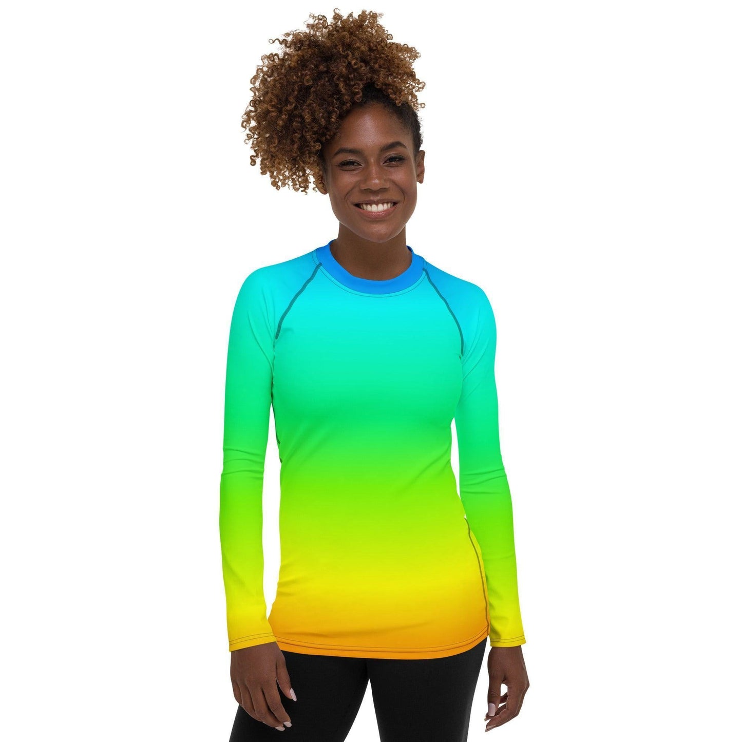 Rainbow Damen Rash Guard Rash Guard 59.99 4-Wege, Atmungsaktiv, Badebekleidung, bequem, einfarbig, Elastan, Feminin, Flachnaht, Guard, Hautschutz, Kompression, Langarm, Langarmshirt, Männermode, Outdoor, Polyester, Rainbow, Rash, Regenbogen, Sand, Schwimmen, Sonnenschutz, Sportbekleidung, Strandmode, Stretchstoff, Surfen, trocknend, Wassersport, Wind JLR Design