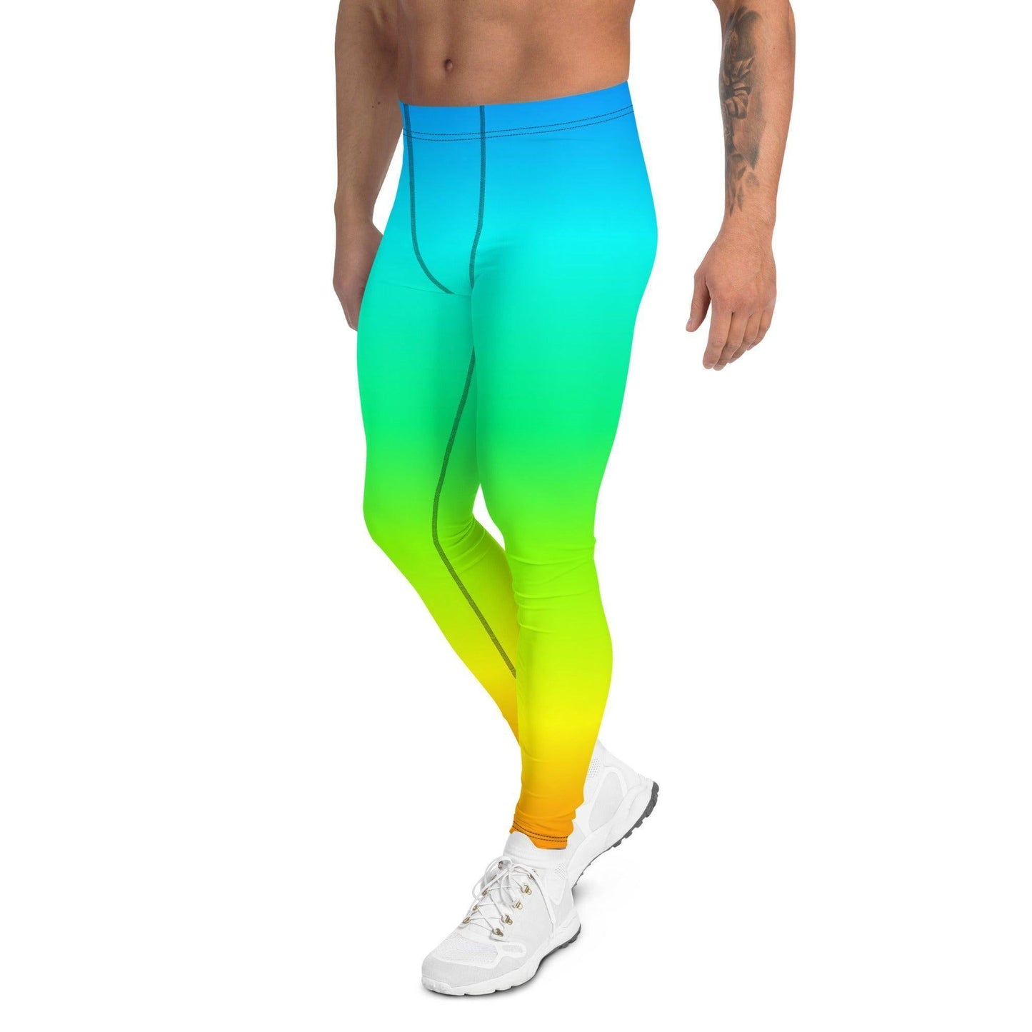 Rainbow Herren Leggings Leggings 59.99 aktiv, anliegend, atmungsaktiv, bequem, Bewegungsfreiheit, Bund, dehnbahr, Design, einfarbig, Elastan, Fashion, Fitness, funktional, Herrenleggings, Laufen, Leggings, Mann, modebewusst, Passform, Polyester, Rainbow, Regenbogen, Sport, Sportbekleidung, Style, Tragegefühl, Training, USF50+, Yoga JLR Design