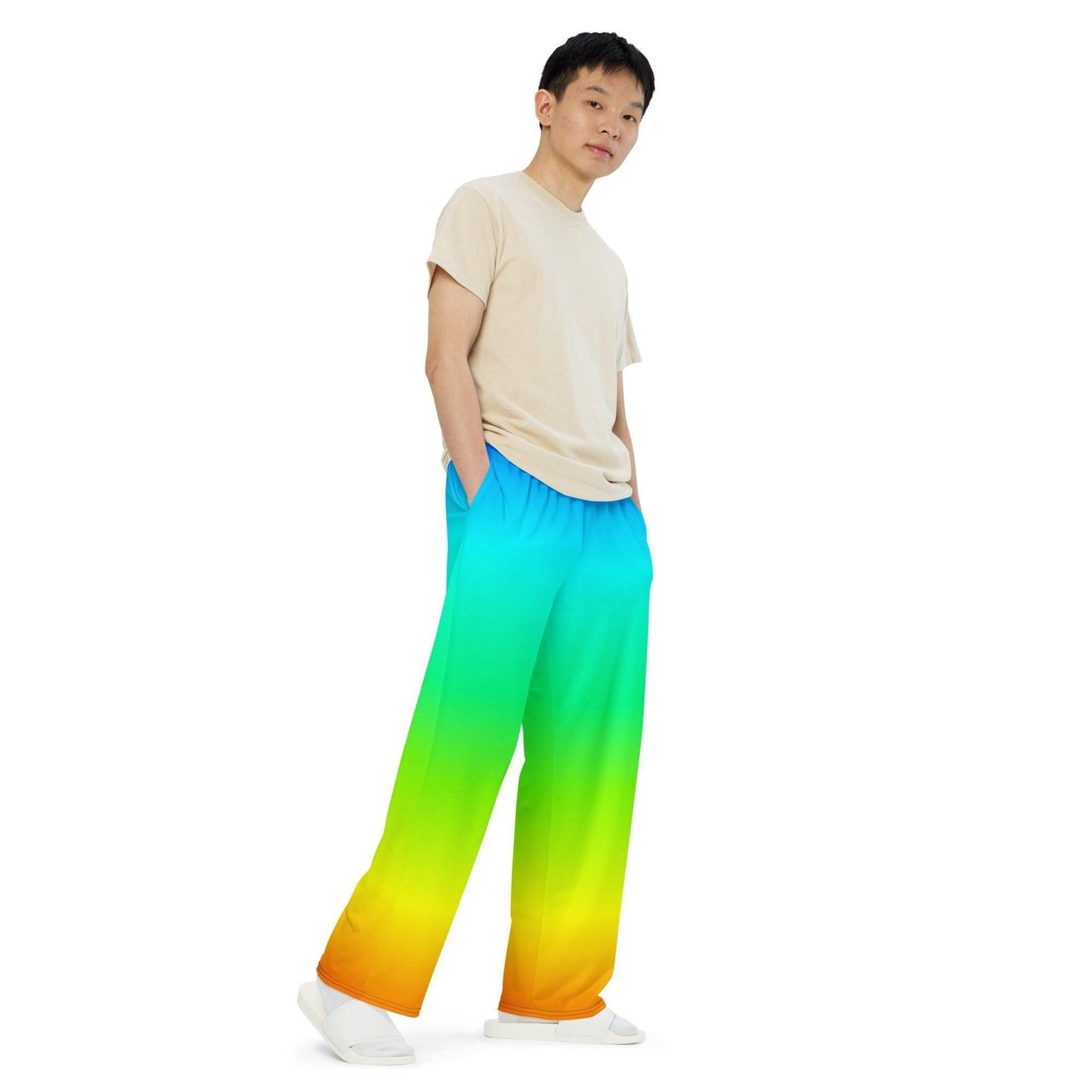Rainbow Hose mit weitem Bein -- Rainbow Hose mit weitem Bein - undefined Hose mit weitem Bein | JLR Design