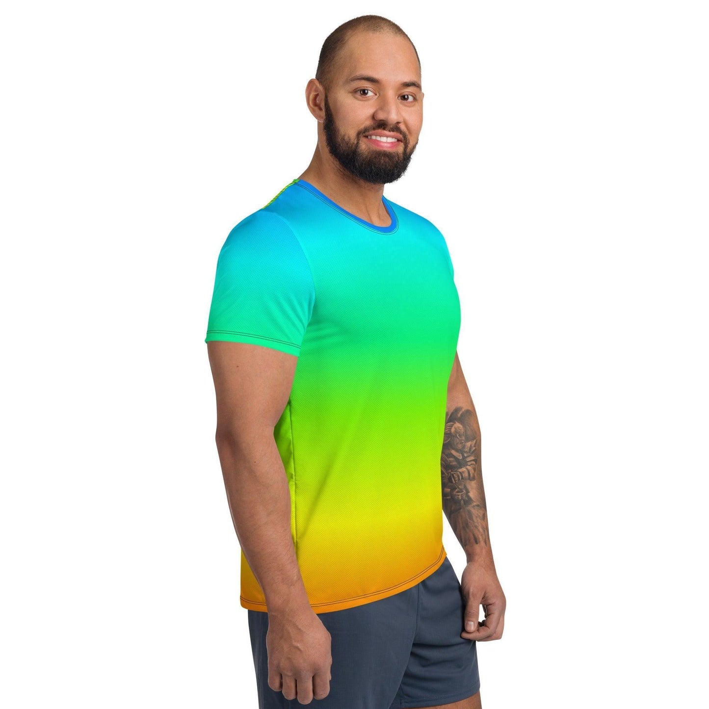 Rainbow Sport-T-Shirt für Herren Sport T-Shirt JLR Design