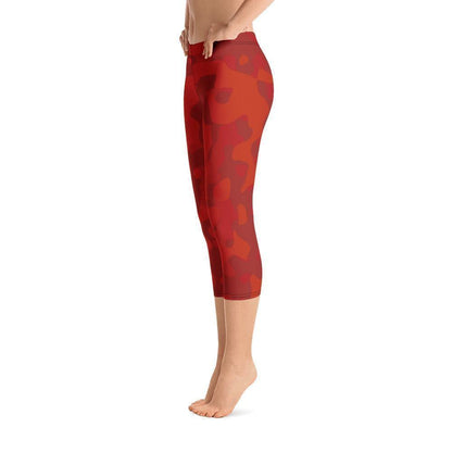 Red Camouflage Damen Capri Leggings Capri Leggings 54.99 Alltag, bequem, Camo, Camouflage, Capri, Damen, Design, Elastan, enganliegend, entspannen, Leggings, Mikrofasergarn, Mode, modisch, Muster, Outdoor, Passform, Pattern, Polyester, Red, rot, Sport, Stil, Style, Tarnmuster, USF50, verkürzt, vielseitig, Vier-Wege-Stretch JLR Design