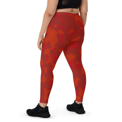 Red Camouflage Damen Leggings Leggings 59.99 Aktivität, Camo, Camouflage, Damen, Damenmode, dehnbar, Design, einfarbig, elegant, Fashion, figurbetont, Fitness, laufen, Leggings, Mode, Muster, orange, Outfit, Pattern, Pilates, red, rot, Sportbekleidung, Sportlerin, Streetwear, Stretch, stylisch, Tarnmuster, Tragekomfort, weich, Yoga JLR Design