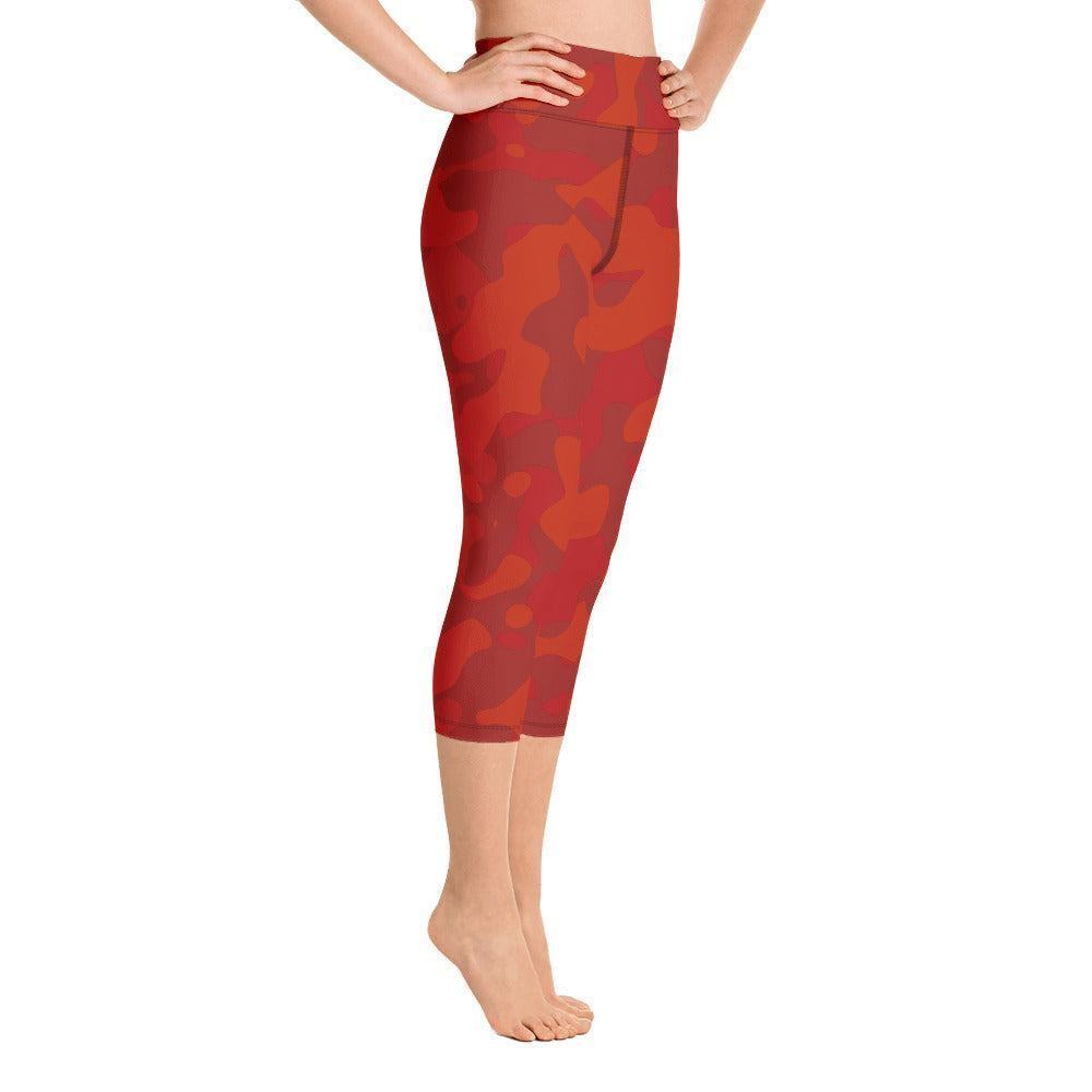 Red Camouflage Damen Yoga Capri Leggings Yoga Capri Leggings 54.99 Bewebungsfreiheit, Bewegung, Bund, Camo, Camouflage, Capri, Damen, Design, Elastan, Fashion, Fitness, Fitnessstudio, Flacher, Gummizug, Gym, hochwertig, Körper, Leggings, Material, Mode, Pattern, Polyester, Red, rot, Saum, Session, Sport, Streetwear, Style, Tarnmuster, USF50, Vier-Wege-Stretch, Wadenlang, Yoga JLR Design