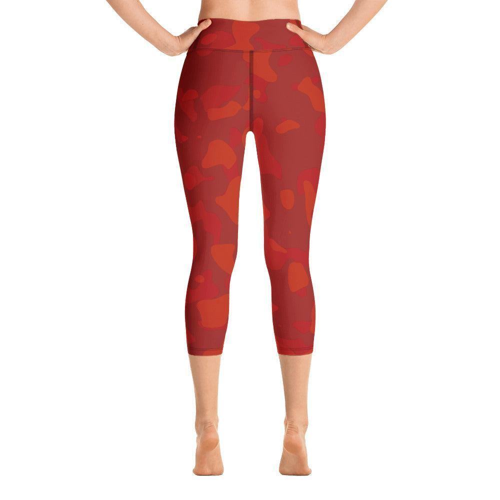 Red Camouflage Damen Yoga Capri Leggings Yoga Capri Leggings 54.99 Bewebungsfreiheit, Bewegung, Bund, Camo, Camouflage, Capri, Damen, Design, Elastan, Fashion, Fitness, Fitnessstudio, Flacher, Gummizug, Gym, hochwertig, Körper, Leggings, Material, Mode, Pattern, Polyester, Red, rot, Saum, Session, Sport, Streetwear, Style, Tarnmuster, USF50, Vier-Wege-Stretch, Wadenlang, Yoga JLR Design