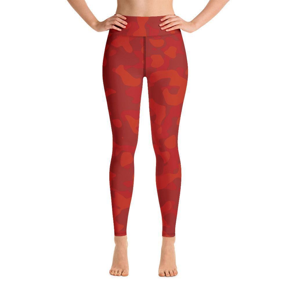 Red Camouflage Damen Yoga Leggings Yoga Leggings 59.99 atmungsaktiv, Camo, Camouflage, Damen, Design, Elastan, Fitness, Flexibilität, fließend, gleiten, Gummizug, High, Hüftbewegungen, kompression, Leggings, Mikrofasergarn, Muster, Pattern, Polyester, Posen, red, rot, Schutzfaktor, Sport, Stretch, Studio, stylisch, UV, Vier-Wege-Stretch, Waist, Yoga JLR Design