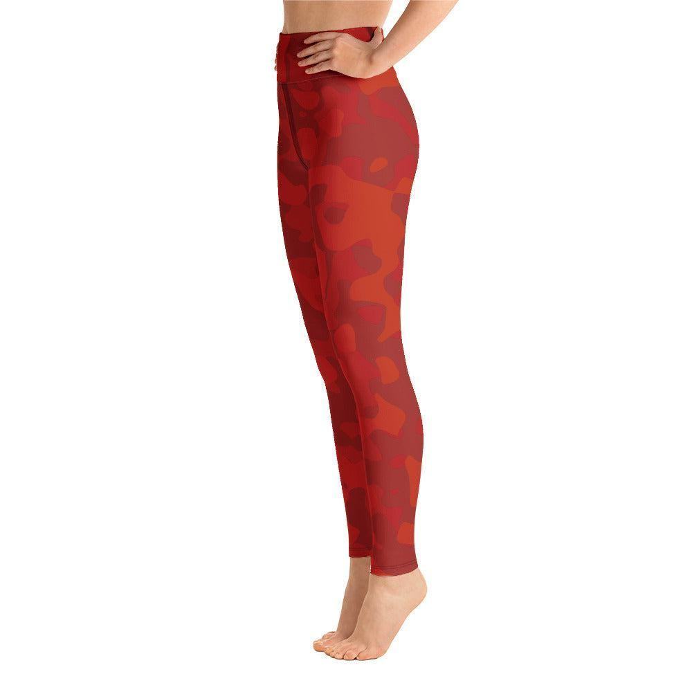 Red Camouflage Damen Yoga Leggings Yoga Leggings 59.99 atmungsaktiv, Camo, Camouflage, Damen, Design, Elastan, Fitness, Flexibilität, fließend, gleiten, Gummizug, High, Hüftbewegungen, kompression, Leggings, Mikrofasergarn, Muster, Pattern, Polyester, Posen, red, rot, Schutzfaktor, Sport, Stretch, Studio, stylisch, UV, Vier-Wege-Stretch, Waist, Yoga JLR Design