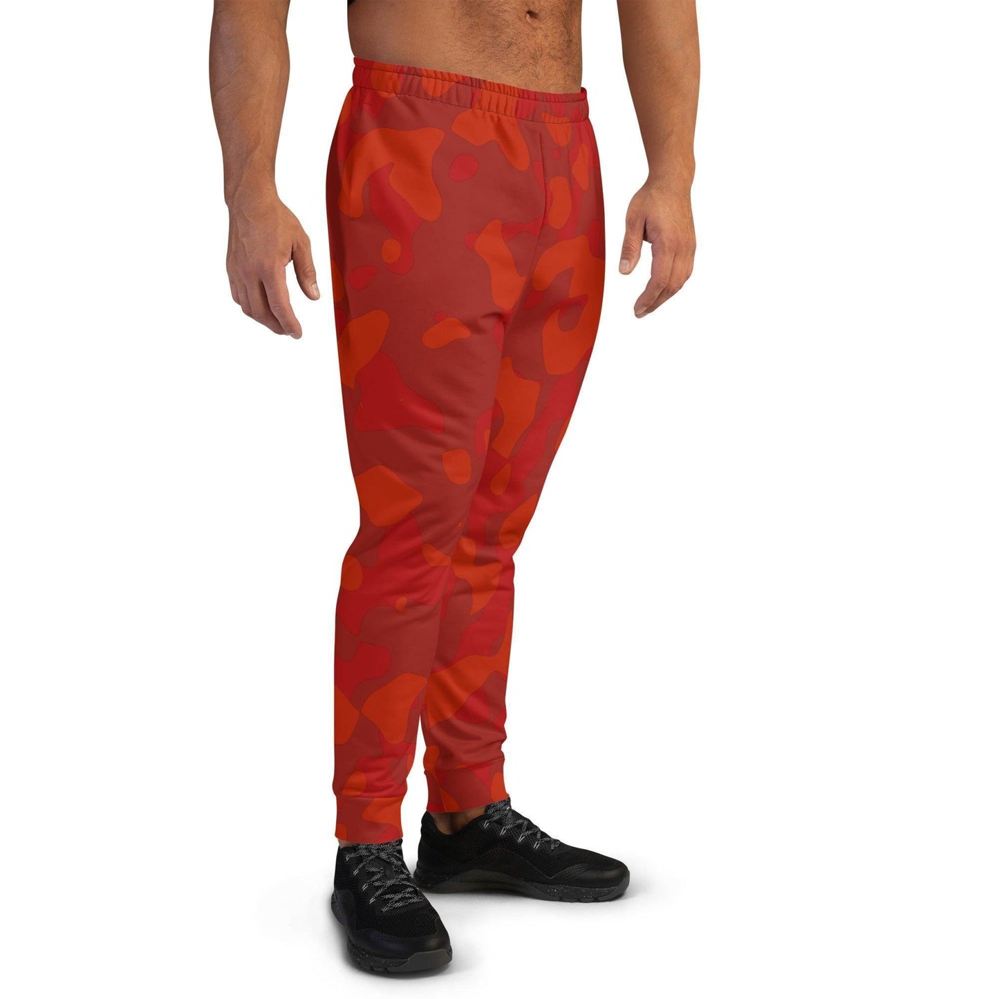 Red Camouflage Herren Jogginghose Jogginghose 66.99 atmungsaktiv, Baumwolle, Bündchen, Camo, Camouflage, Elastan, Fitness, Fleece, Gym, Herren, Jogginghose, Kordelzug, Mann, Muster, Männer, OEKOTEX100, orange, Passform, Passoform, Pattern, Polyester, red, Relaxen, rot, schlanke, Sport, Tarnfarben, Taschen, Tragekomfort JLR Design