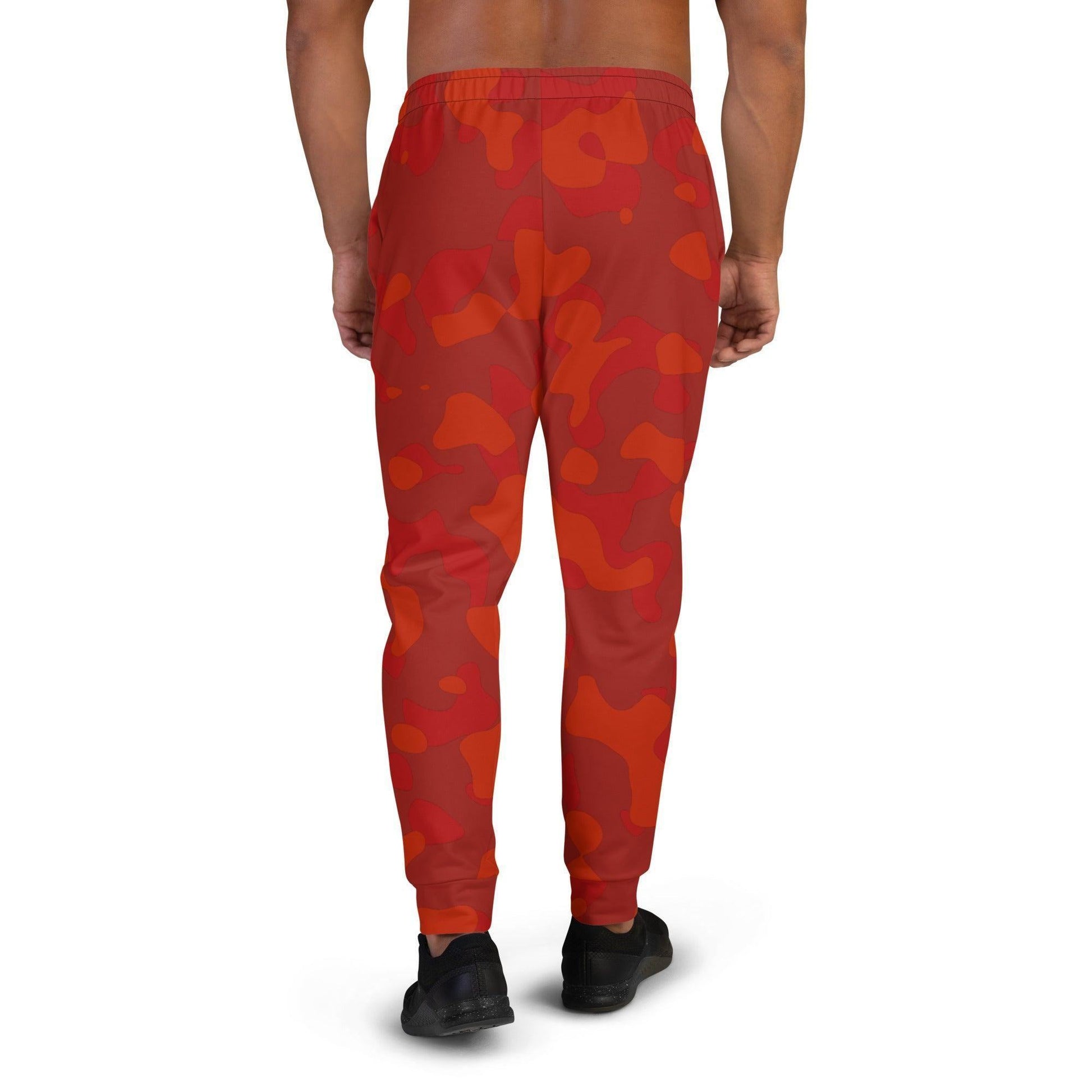 Red Camouflage Herren Jogginghose Jogginghose 66.99 atmungsaktiv, Baumwolle, Bündchen, Camo, Camouflage, Elastan, Fitness, Fleece, Gym, Herren, Jogginghose, Kordelzug, Mann, Muster, Männer, OEKOTEX100, orange, Passform, Passoform, Pattern, Polyester, red, Relaxen, rot, schlanke, Sport, Tarnfarben, Taschen, Tragekomfort JLR Design