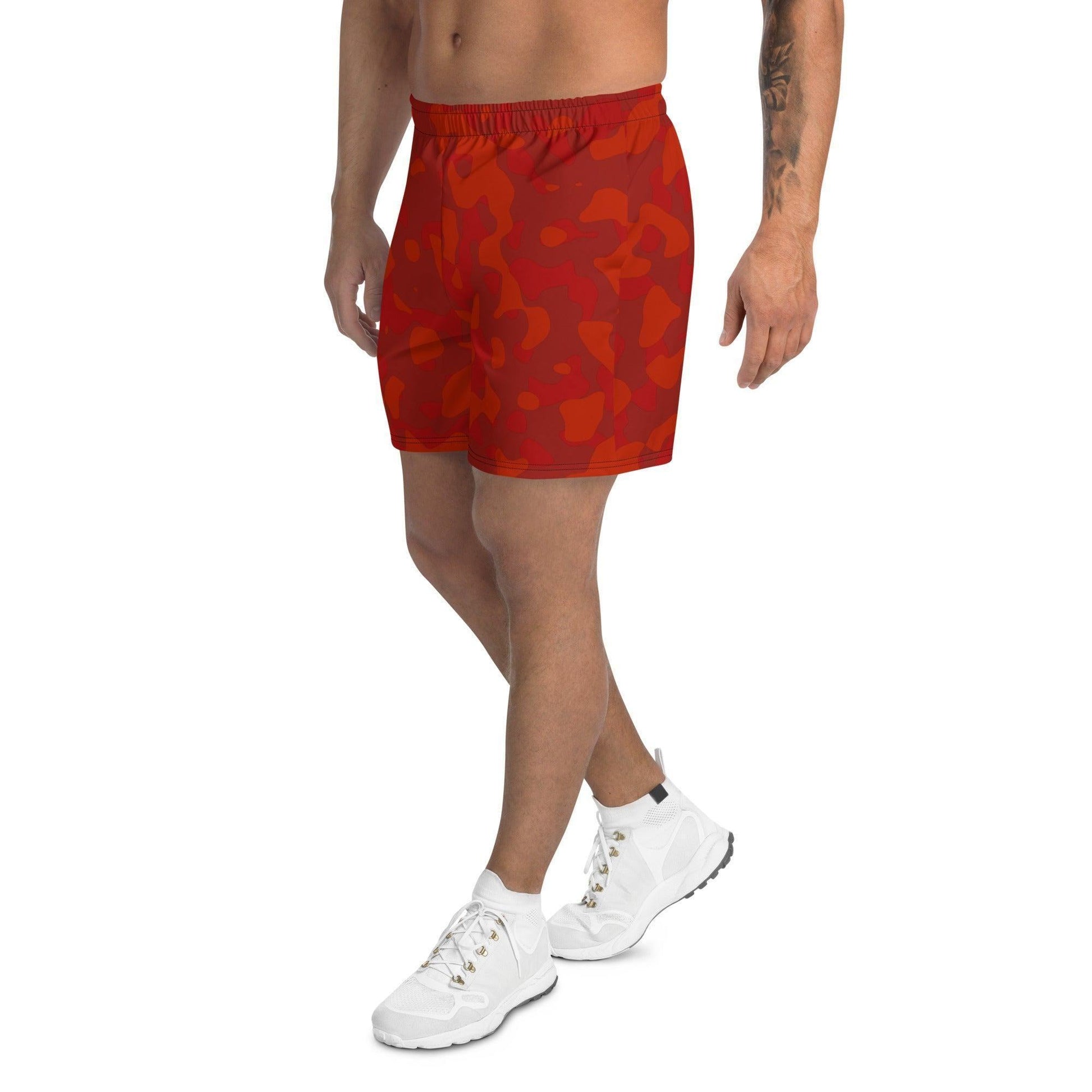 Red Camouflage Herren Sport Shorts Sport Shorts JLR Design