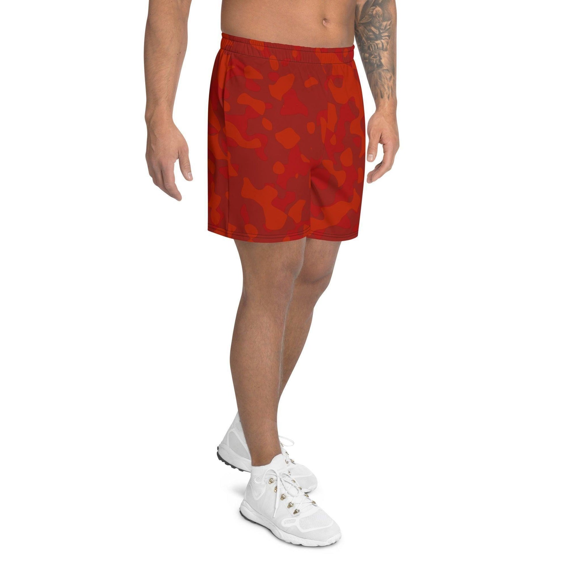 Red Camouflage Herren Sport Shorts Sport Shorts JLR Design