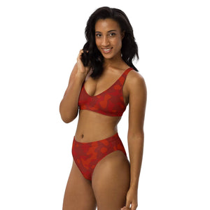 red-camouflage-high-waist-bikini-bikini-jlr-design-97333 - JLR Design