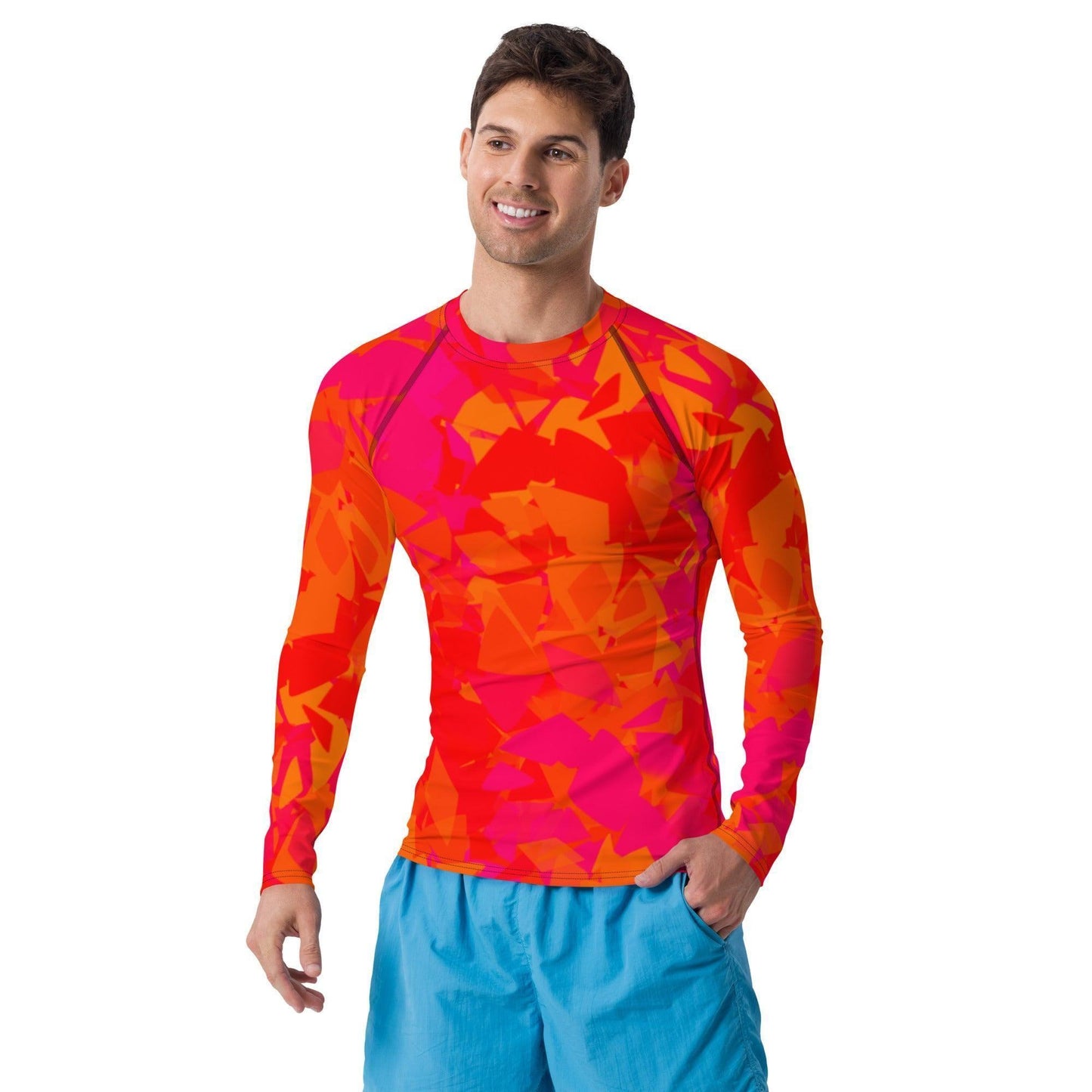 Red Crystal Herren Rash Guard Rash Guard 59.99 4-Wege, Atmungsaktiv, bequem, Crystal, Elastan, Flachnaht, Guard, Hautschutz, Kompression, Kristall, Langarmshirt, Männermode, Outdoor, Polyester, Rash, Red, rot, Sand, Schwimmen, Sonnenschutz, Sportbekleidung, Strandmode, Stretchstoff, Surfen, trocknend, Wassersport, Wind JLR Design